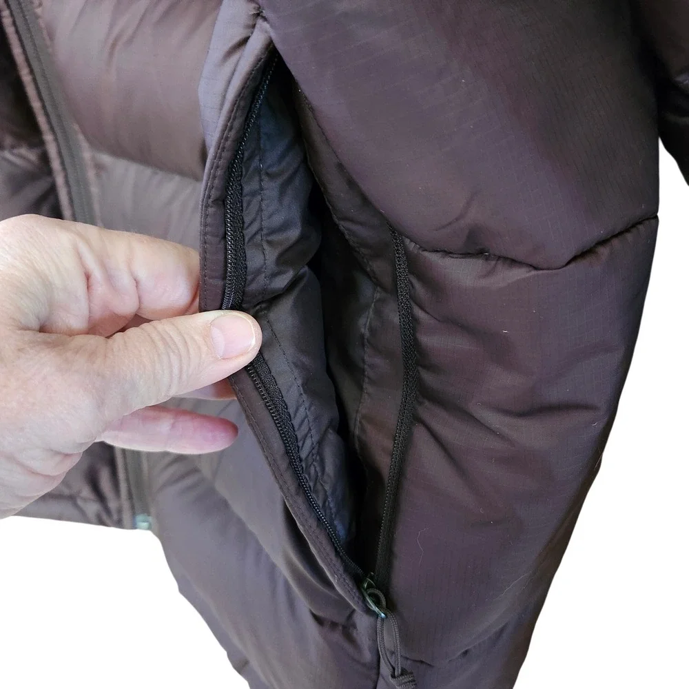 The North‎ Face Puffer Jacket Brown 550 Goose Down Fill Mens XXL